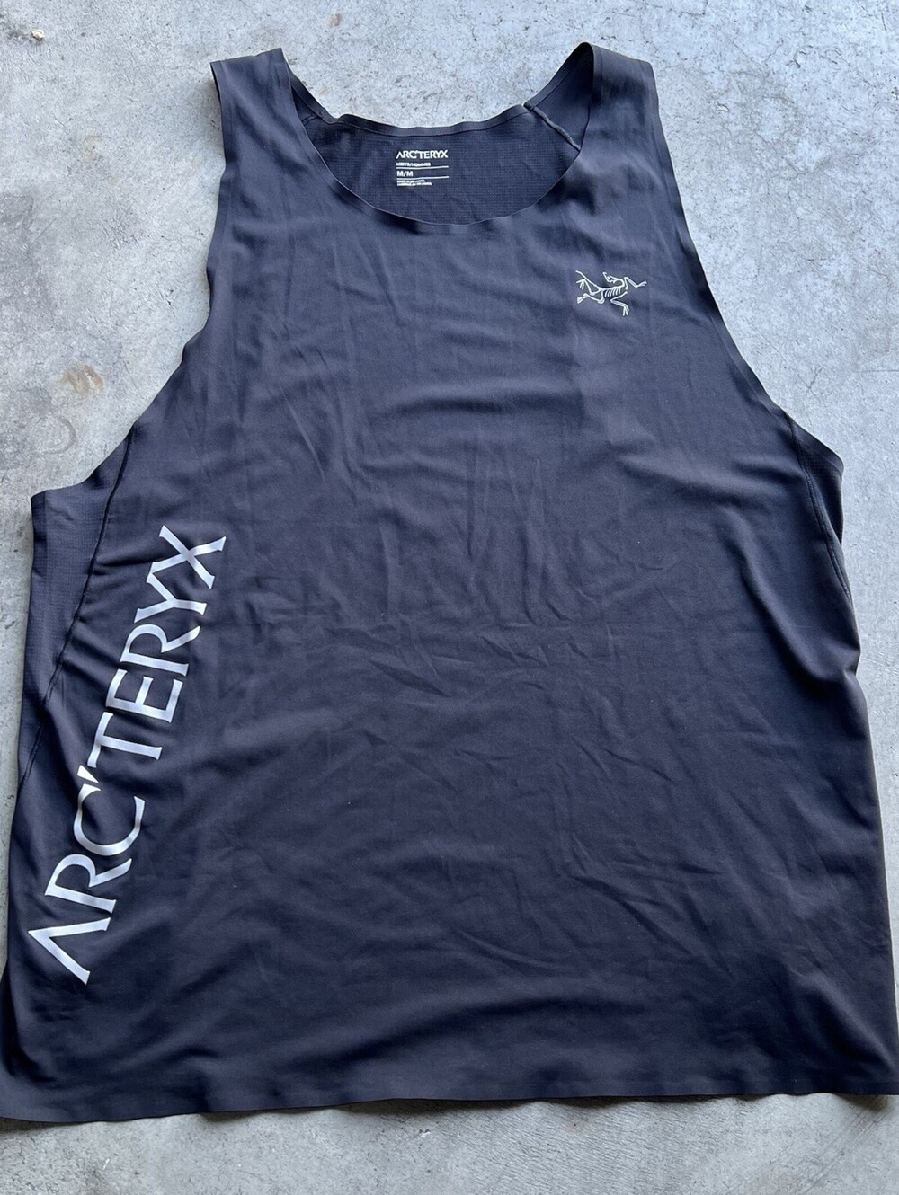 ARC’TERYX NORVAN DOWNWORD LOGO SHIRT SS MEN'S Medium Tank Top Sleeveless